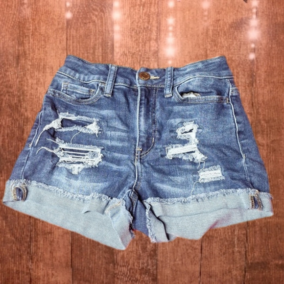 SO DENIM SHORTS SIZE 0/24W - Picture 1 of 4